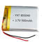 Custom made PL803040 900mAh 3.7 V Lithium Ion Polymer Battery for sale